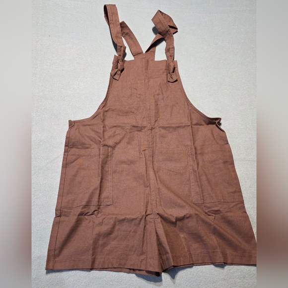 Zenana Outfitters Chocolate Brown Overalls New In Poly Bag S/M/L Available - Picture 2 of 10